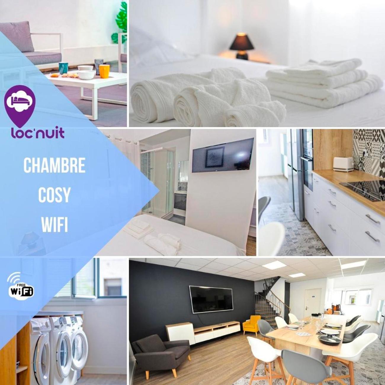 Loc'Nuit - Chambres Tout Confort - Hyper Centre Agen Zimmer foto
